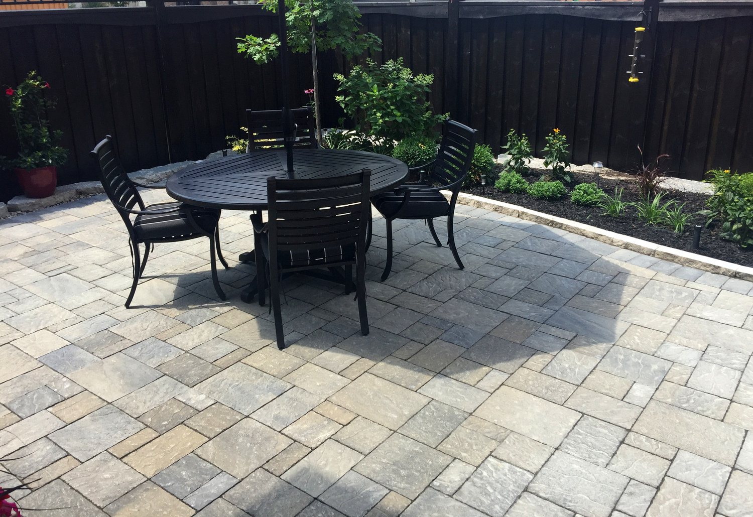 Paver Patio & Beds