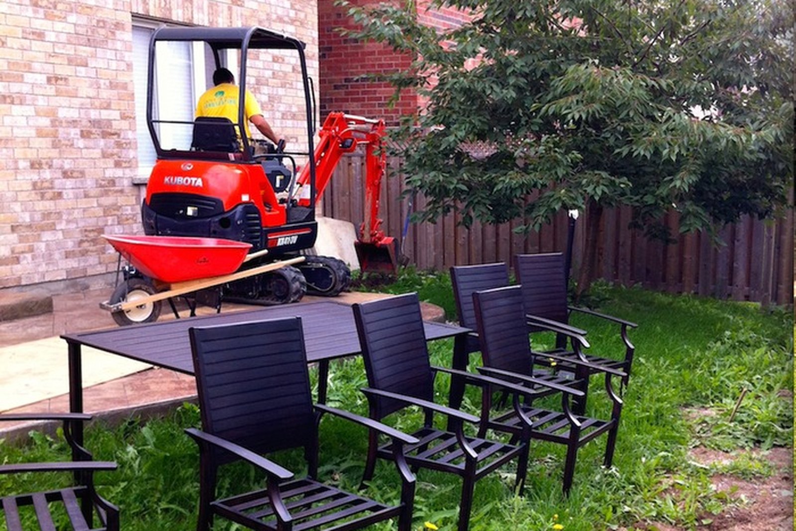 Backyard Reset before